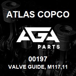 00197 Atlas Copco VALVE GUIDE, M117,118,119 | AGA Parts