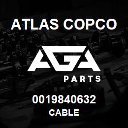 0019840632 Atlas Copco CABLE | AGA Parts