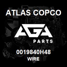0019840H48 Atlas Copco WIRE | AGA Parts