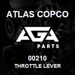 00210 Atlas Copco THROTTLE LEVER | AGA Parts