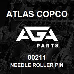 00211 Atlas Copco NEEDLE ROLLER PIN | AGA Parts