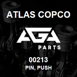 00213 Atlas Copco PIN, PUSH | AGA Parts