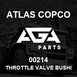 00214 Atlas Copco THROTTLE VALVE BUSHING | AGA Parts