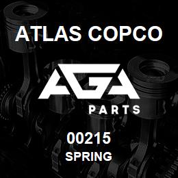 00215 Atlas Copco SPRING | AGA Parts