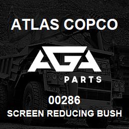 00286 Atlas Copco SCREEN REDUCING BUSHING, 3/8MP | AGA Parts
