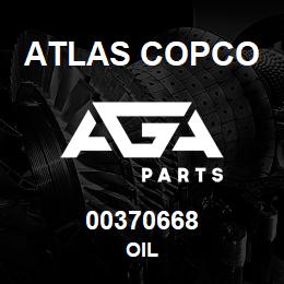 00370668 Atlas Copco OIL | AGA Parts