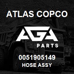 0051905149 Atlas Copco HOSE ASSY | AGA Parts