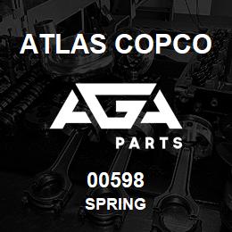 00598 Atlas Copco SPRING | AGA Parts