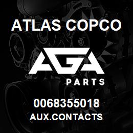 0068355018 Atlas Copco AUX.CONTACTS | AGA Parts