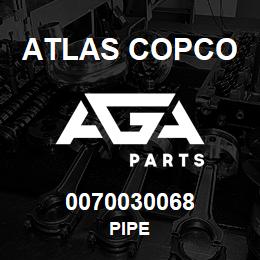 0070030068 Atlas Copco PIPE | AGA Parts