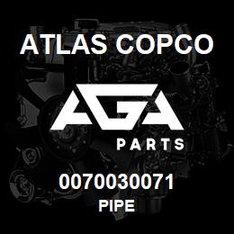 0070030071 Atlas Copco PIPE | AGA Parts