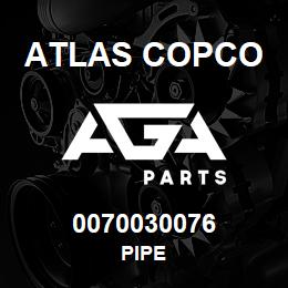 0070030076 Atlas Copco PIPE | AGA Parts