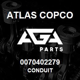 0070402279 Atlas Copco CONDUIT | AGA Parts