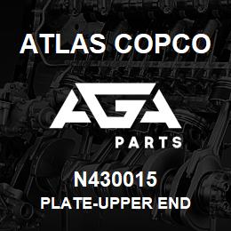 N430015 Atlas Copco PLATE-UPPER END | AGA Parts