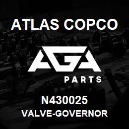 N430025 Atlas Copco VALVE-GOVERNOR | AGA Parts