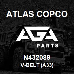 N432089 Atlas Copco V-BELT (A33) | AGA Parts