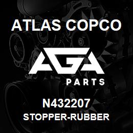 N432207 Atlas Copco STOPPER-RUBBER | AGA Parts