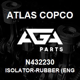 N432230 Atlas Copco ISOLATOR-RUBBER (ENG) | AGA Parts