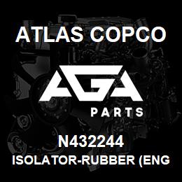 N432244 Atlas Copco ISOLATOR-RUBBER (ENG) | AGA Parts