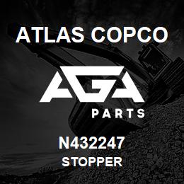 N432247 Atlas Copco STOPPER | AGA Parts