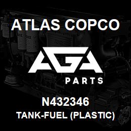 N432346 Atlas Copco TANK-FUEL (PLASTIC) | AGA Parts