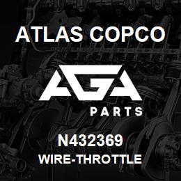 N432369 Atlas Copco WIRE-THROTTLE | AGA Parts