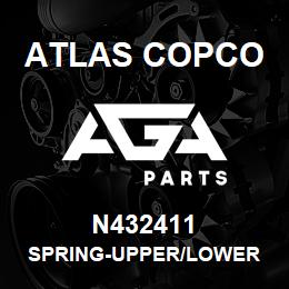 N432411 Atlas Copco SPRING-UPPER/LOWER | AGA Parts