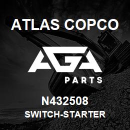 N432508 Atlas Copco SWITCH-STARTER | AGA Parts