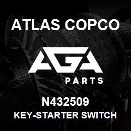 N432509 Atlas Copco KEY-STARTER SWITCH | AGA Parts