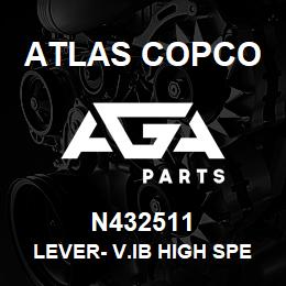 N432511 Atlas Copco LEVER- V.IB HIGH SPEED | AGA Parts