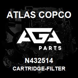 N432514 Atlas Copco CARTRIDGE-FILTER | AGA Parts