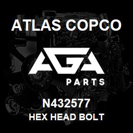 N432577 Atlas Copco HEX HEAD BOLT | AGA Parts