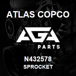 N432578 Atlas Copco SPROCKET | AGA Parts