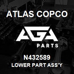 N432589 Atlas Copco LOWER PART ASS'Y | AGA Parts