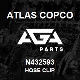 N432593 Atlas Copco HOSE CLIP | AGA Parts