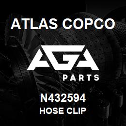 N432594 Atlas Copco HOSE CLIP | AGA Parts