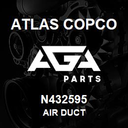 N432595 Atlas Copco AIR DUCT | AGA Parts