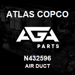 N432596 Atlas Copco AIR DUCT | AGA Parts