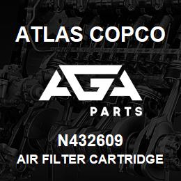 N432609 Atlas Copco AIR FILTER CARTRIDGE | AGA Parts