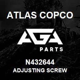 N432644 Atlas Copco ADJUSTING SCREW | AGA Parts