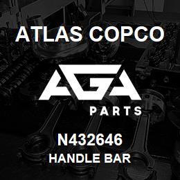 N432646 Atlas Copco HANDLE BAR | AGA Parts