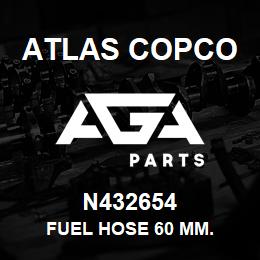 N432654 Atlas Copco FUEL HOSE 60 MM. | AGA Parts