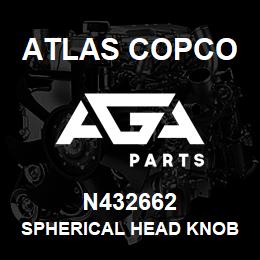 N432662 Atlas Copco SPHERICAL HEAD KNOB | AGA Parts