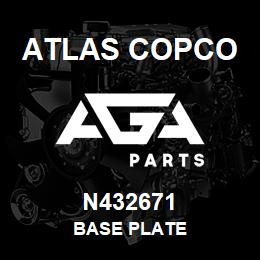 N432671 Atlas Copco BASE PLATE | AGA Parts