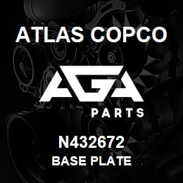 N432672 Atlas Copco BASE PLATE | AGA Parts