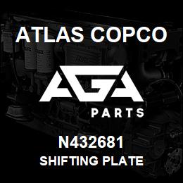 N432681 Atlas Copco SHIFTING PLATE | AGA Parts