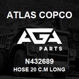 N432689 Atlas Copco HOSE 20 C.M LONG | AGA Parts