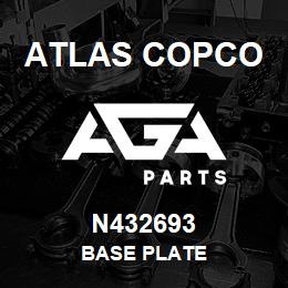 N432693 Atlas Copco BASE PLATE | AGA Parts