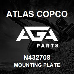 N432708 Atlas Copco MOUNTING PLATE | AGA Parts