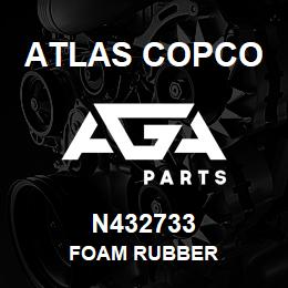 N432733 Atlas Copco FOAM RUBBER | AGA Parts